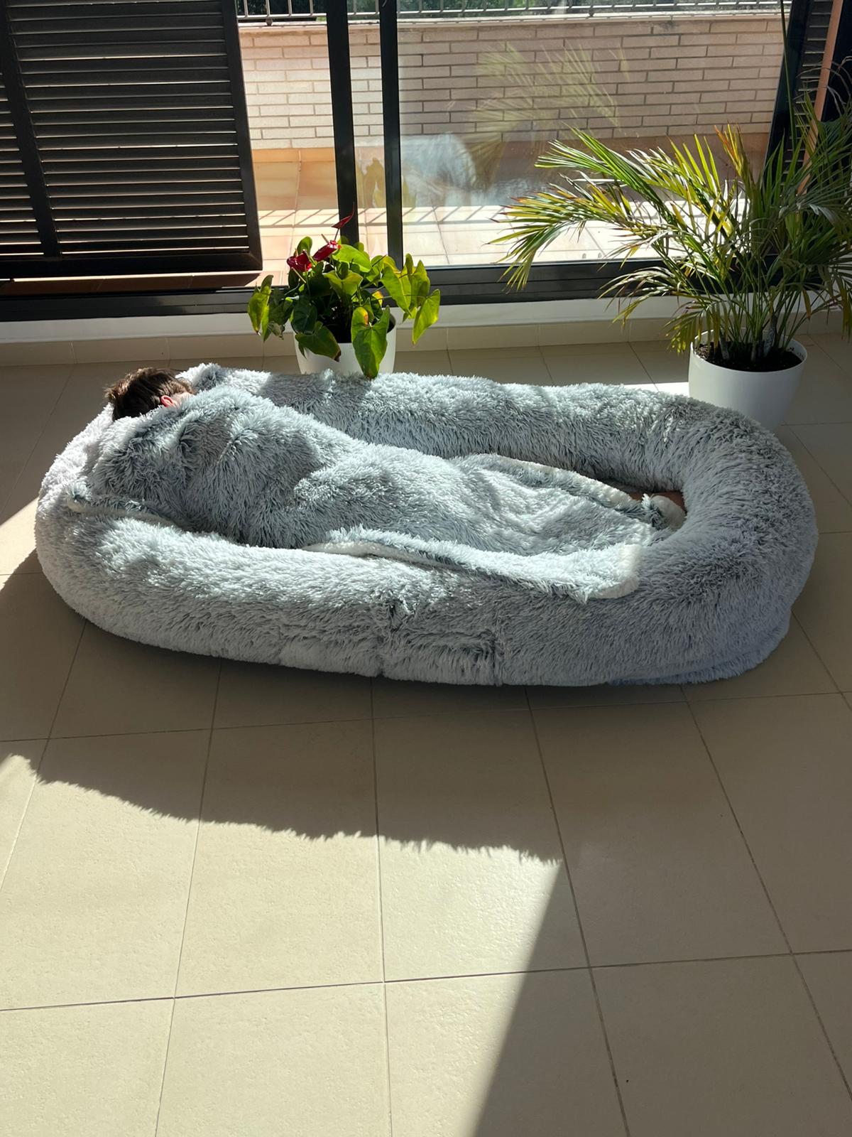Cozy Human Dog Bed