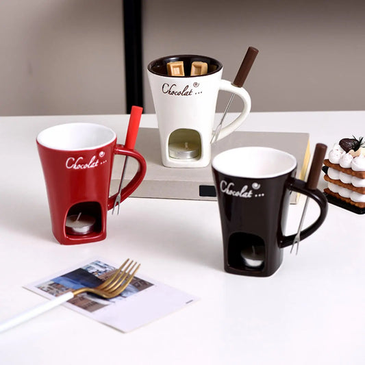 Cozy Christmas Chocolate Fondue Mug
