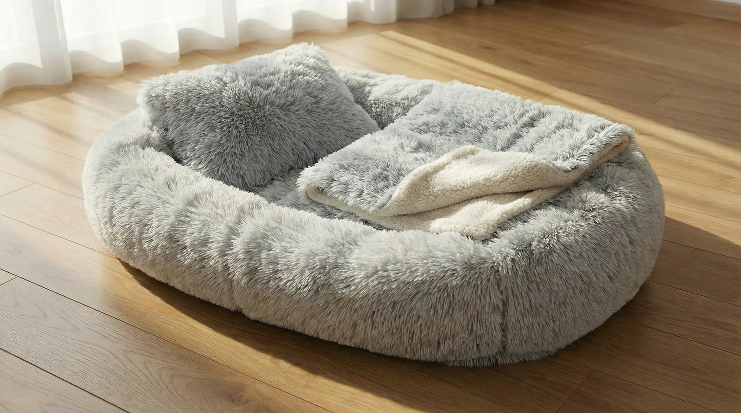 Cozy Human Dog Bed